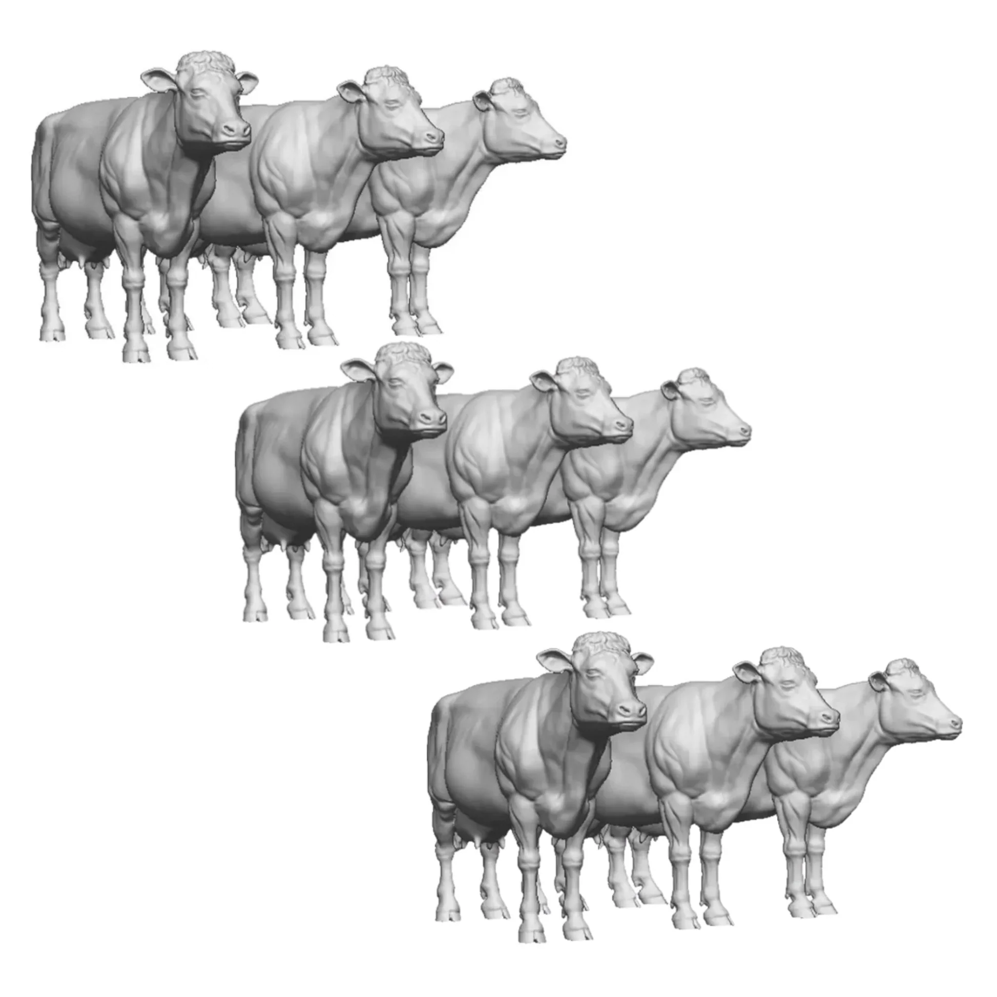 99011-076 OO Gauge Farm Animals - Cattle Wagon Bundle