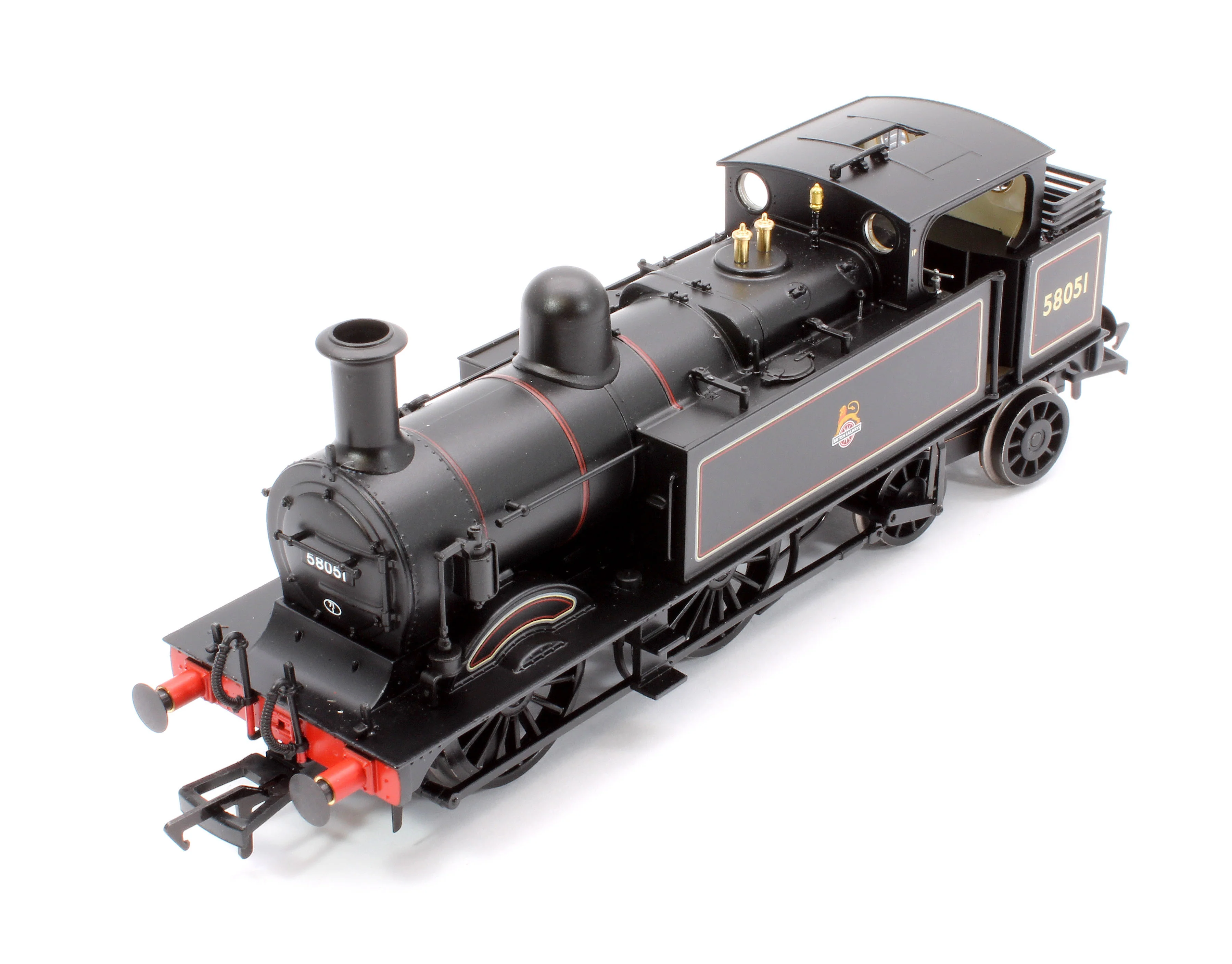 31-742A MR 1532 (1P) Tank 58051 BR Lined Black (Early Emblem) Steam Locomotive - Image 9