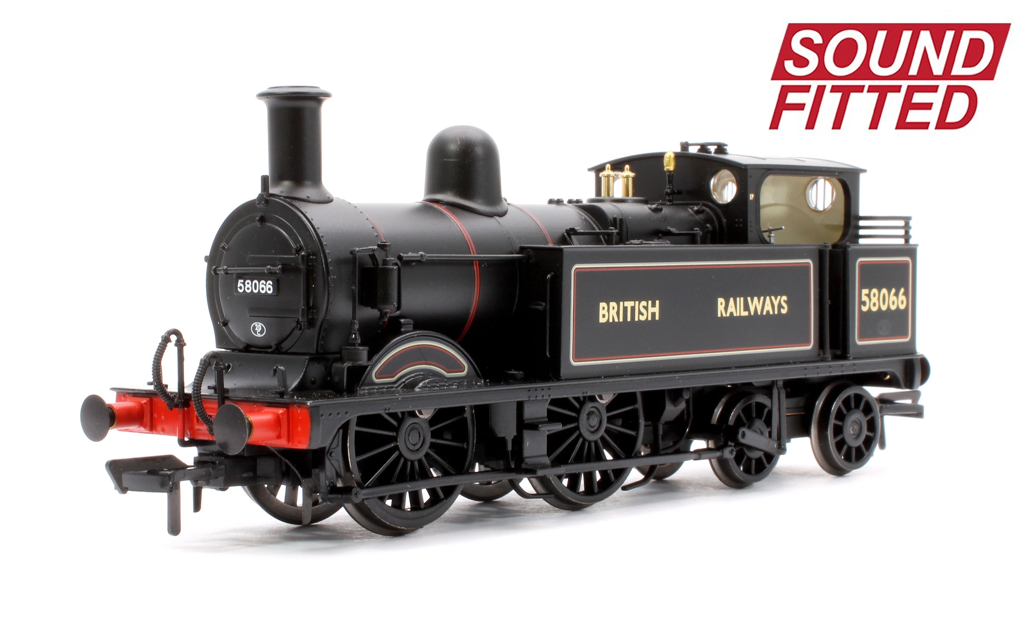 31-743SF MR 1532 (1P) Tank 58066 BR Lined Black (British Railways) Steam Locomotive - DCC Sound