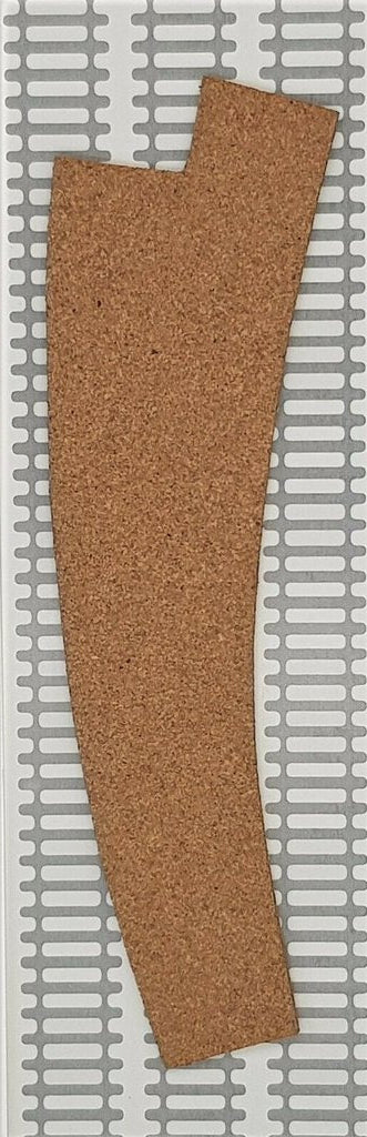 Cork track Underlay - L/H Curve Point - Pack of 4