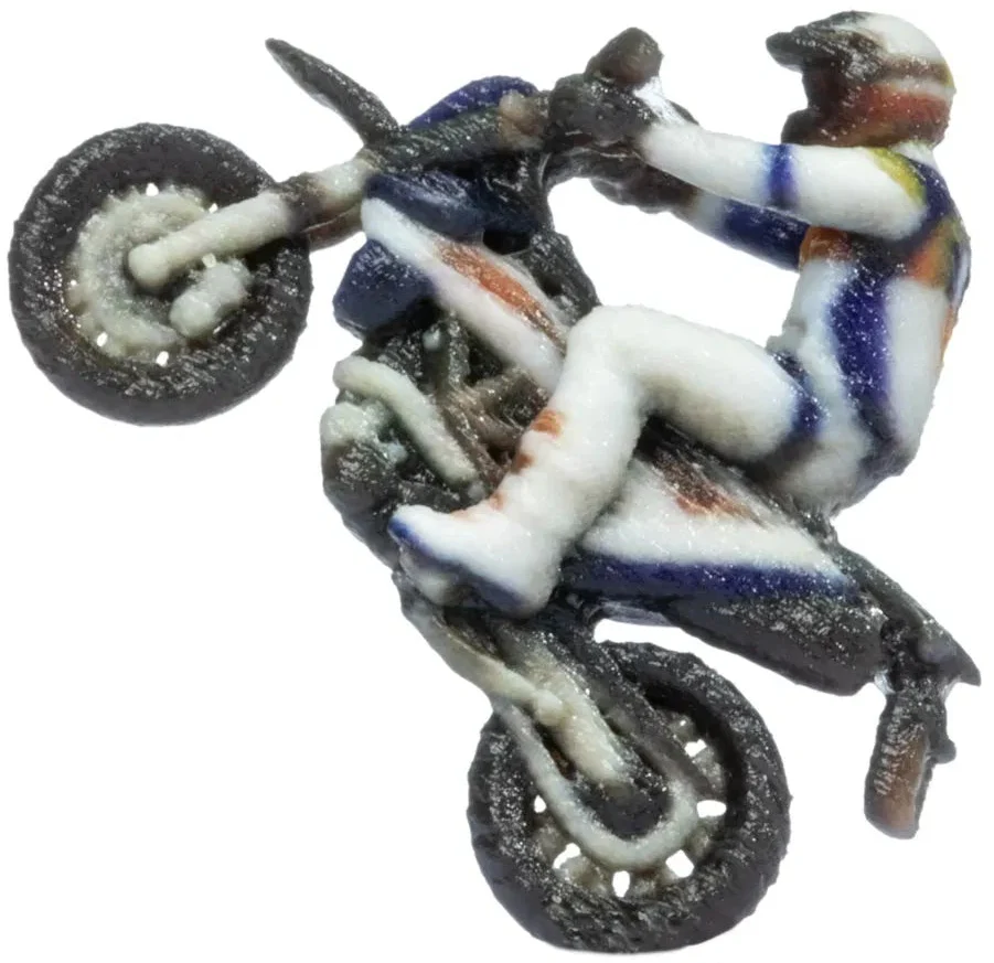 Motocross Motorbike Wheelie 3D Master Figure