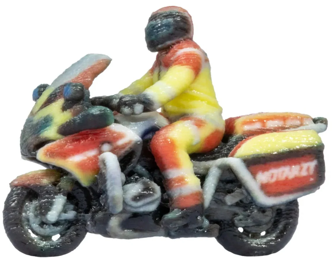 German Ambulance Motorbike 3D Master Figure