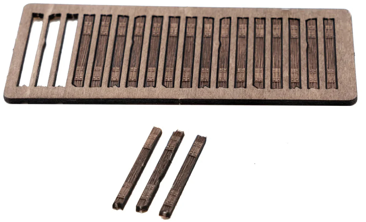 Railway Sleepers Laser Cut Minis Kit - N Scale