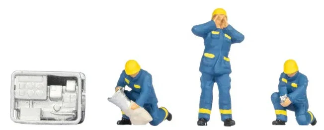 THW Flood Relief Operation Themed Figure Set - Image 2