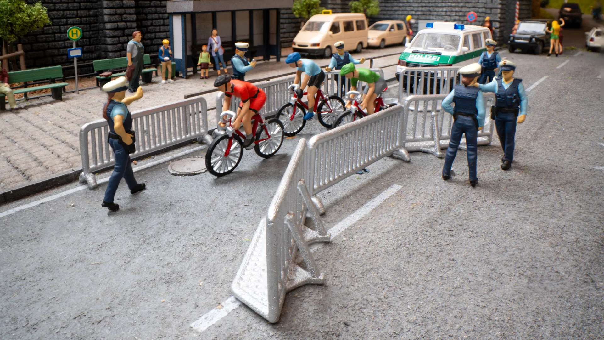 Cycling Race Themed Figure Set