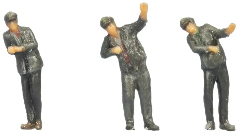 Steam Locomotive Drivers (6) 3D Master Figure Set - Image 2