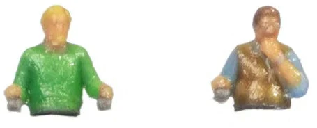 Electric Loco Drivers w/o Legs (6) 3D Master Figure Set - Image 4