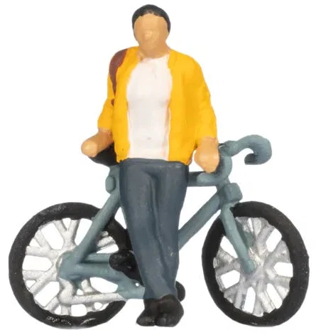 Cyclists on Bikes (3) Figure Set - HO/OO Scale - Image 2
