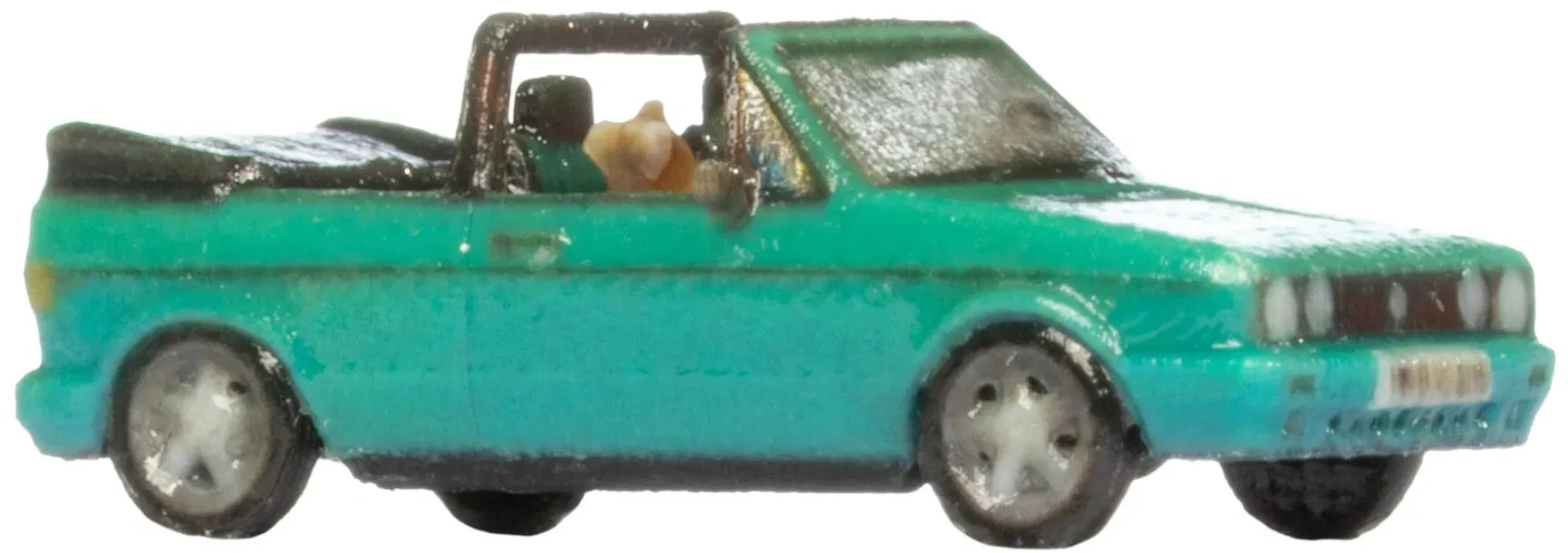 VW Golf 1 Cabriolet Turquoise 3D Master Vehicle