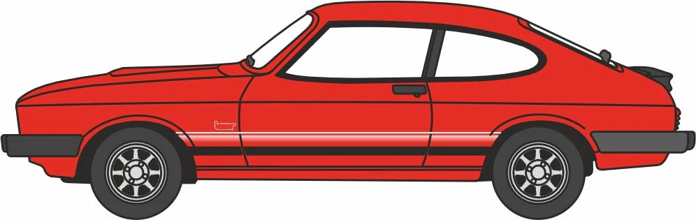 Ford Capri Mk3 Capri Sebring Red