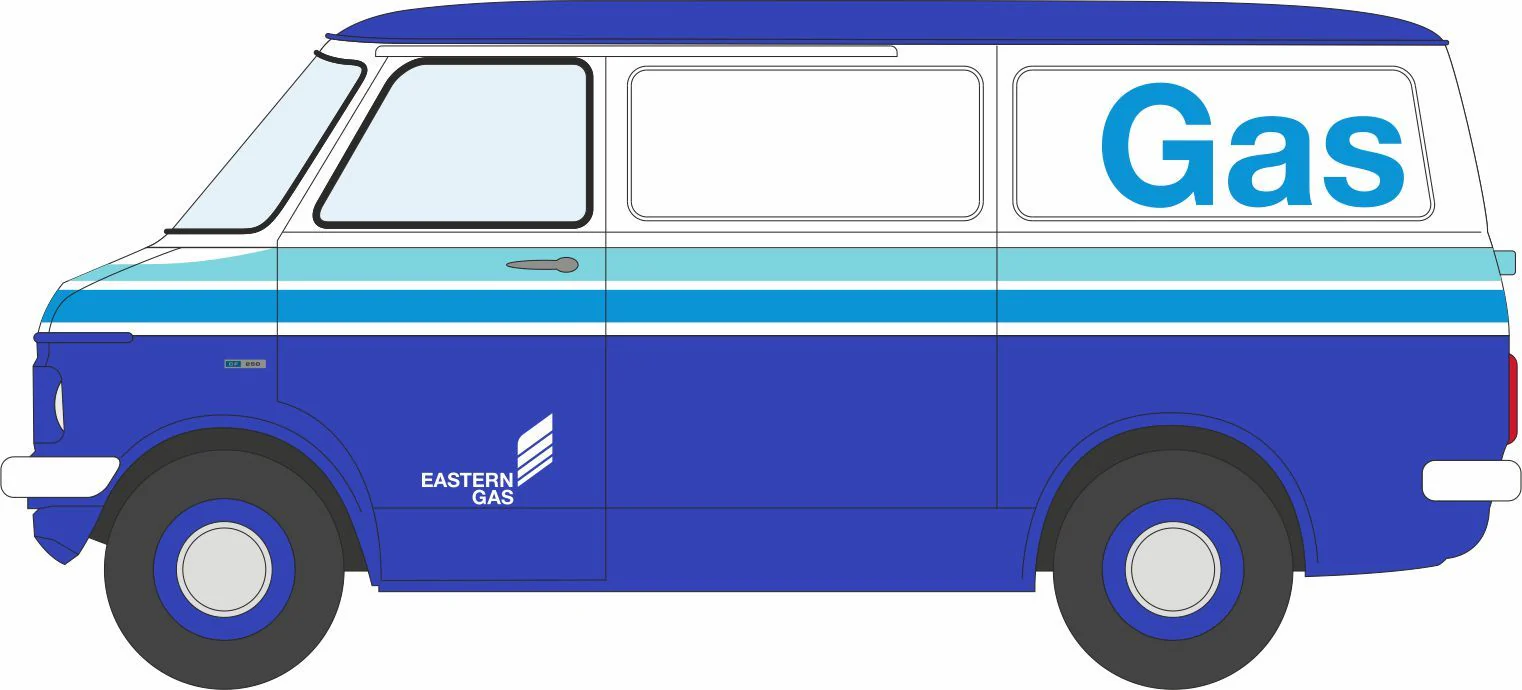 Bedford CF Van Eastern Gas