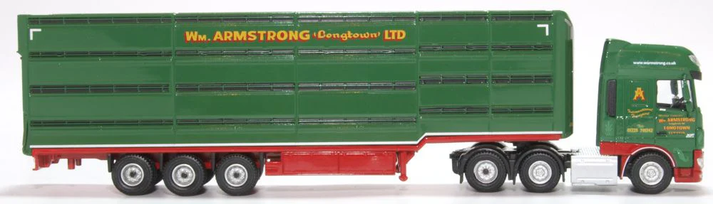 76DXF003 DAF XF William Armstrong Houghton Parkhouse Livestock Trailer - Image 4