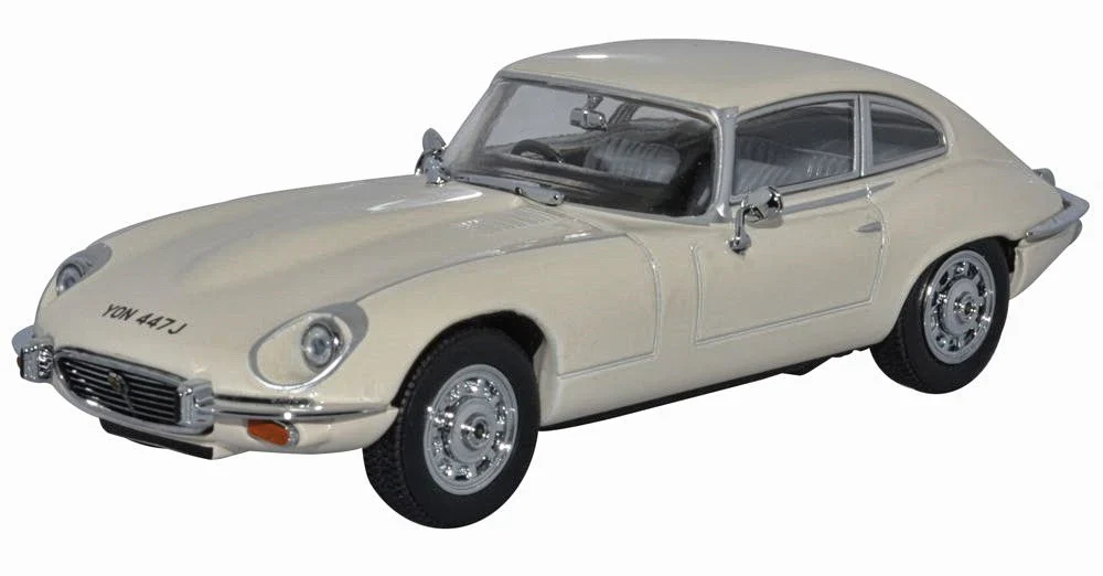 76ETYP004 Jaguar E Type Coupe Old English White