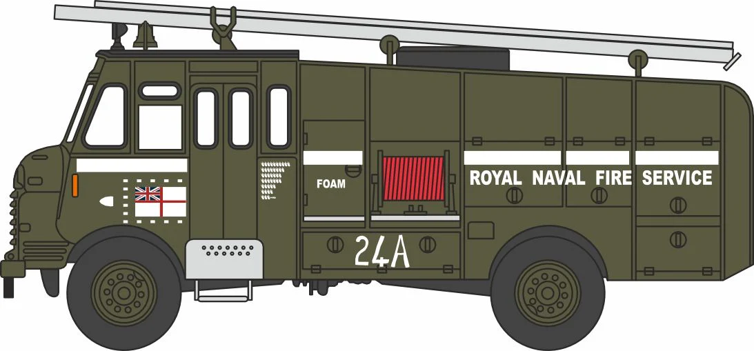 Green Goddess Royal Navy Fire Service/Firemans Strike 1977/8
