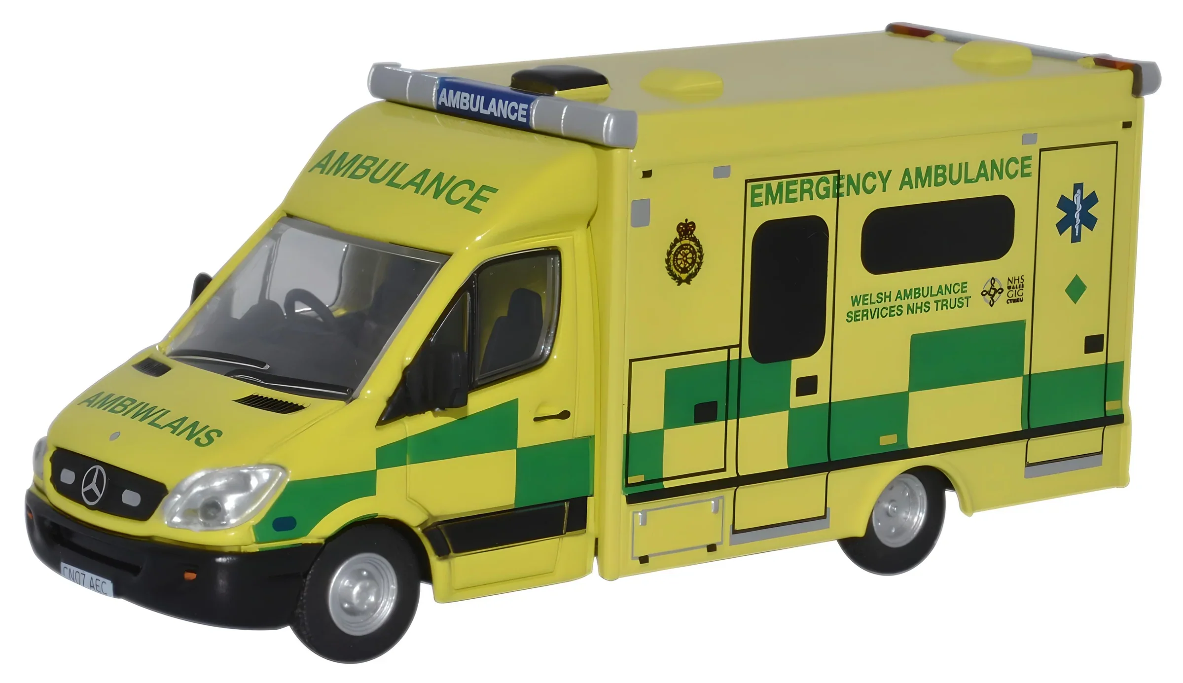 76MA001 Mercedes Ambulance Wales