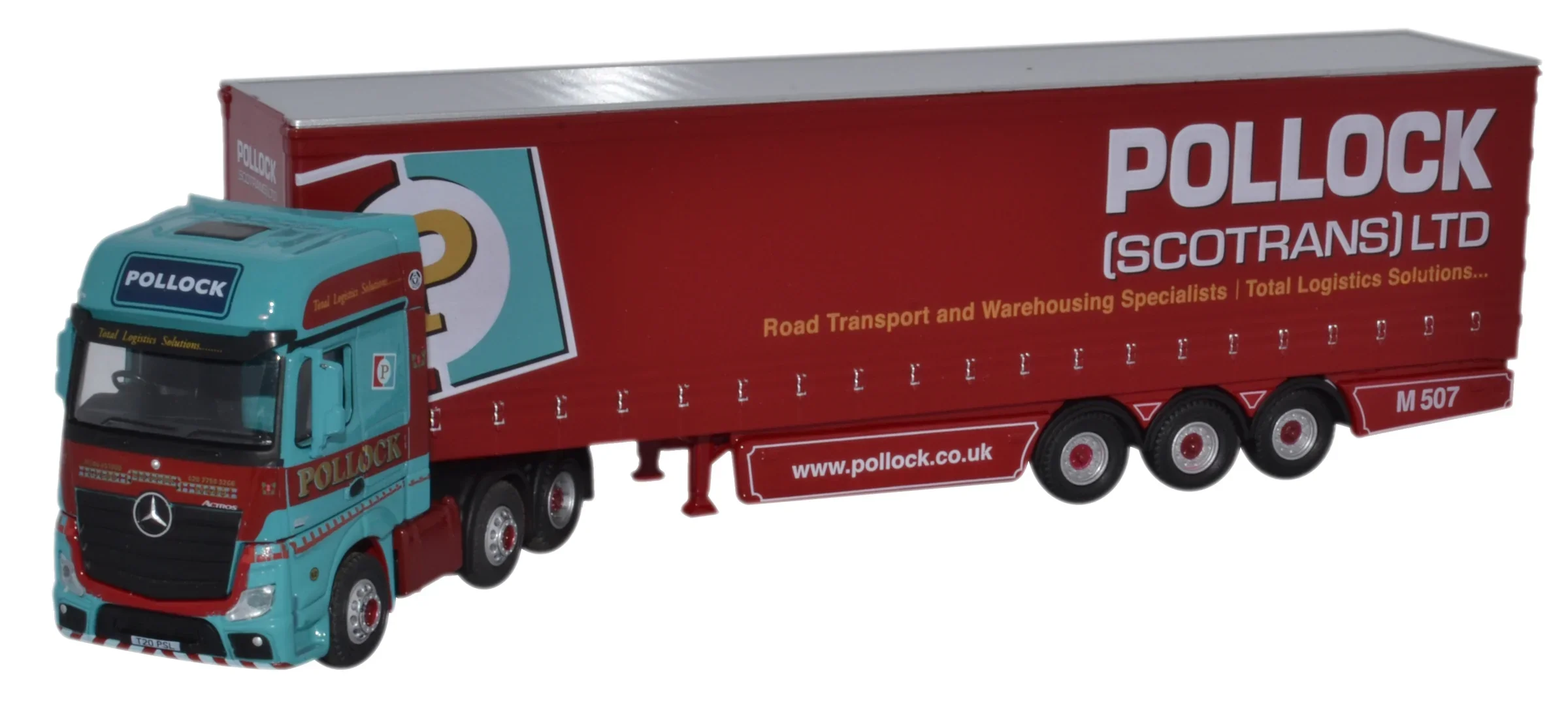 Mercedes Actros MP4 GSC Actros Curtainside Pollock