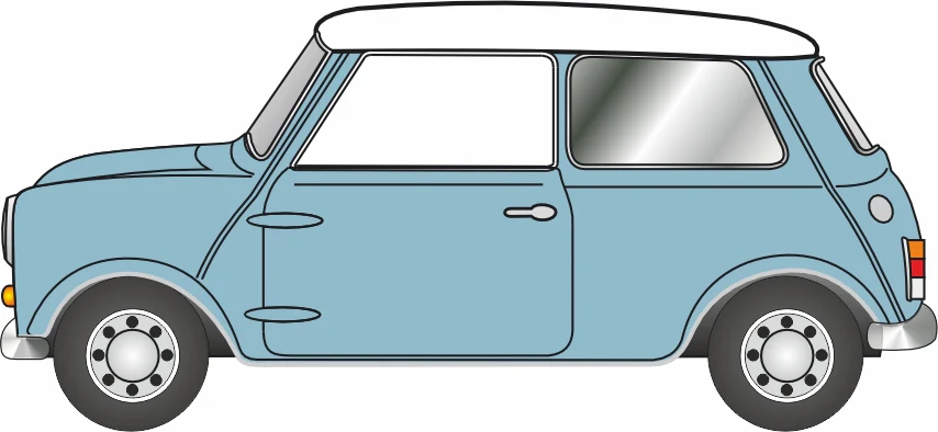 Austin Mini Speedwell Blue