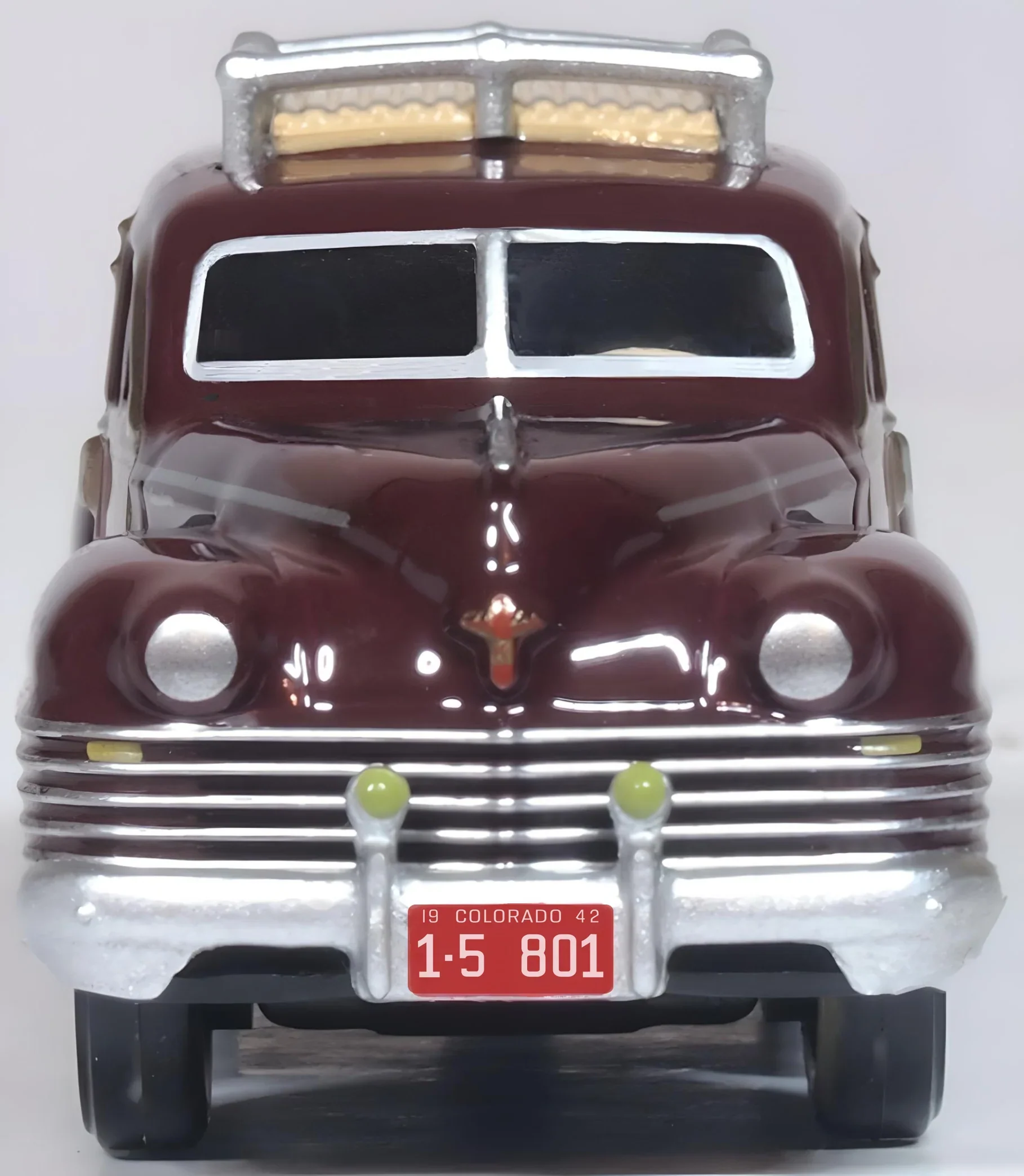 1942 Chrysler Town & Country Woody Wagon Regal Maroon - Image 2