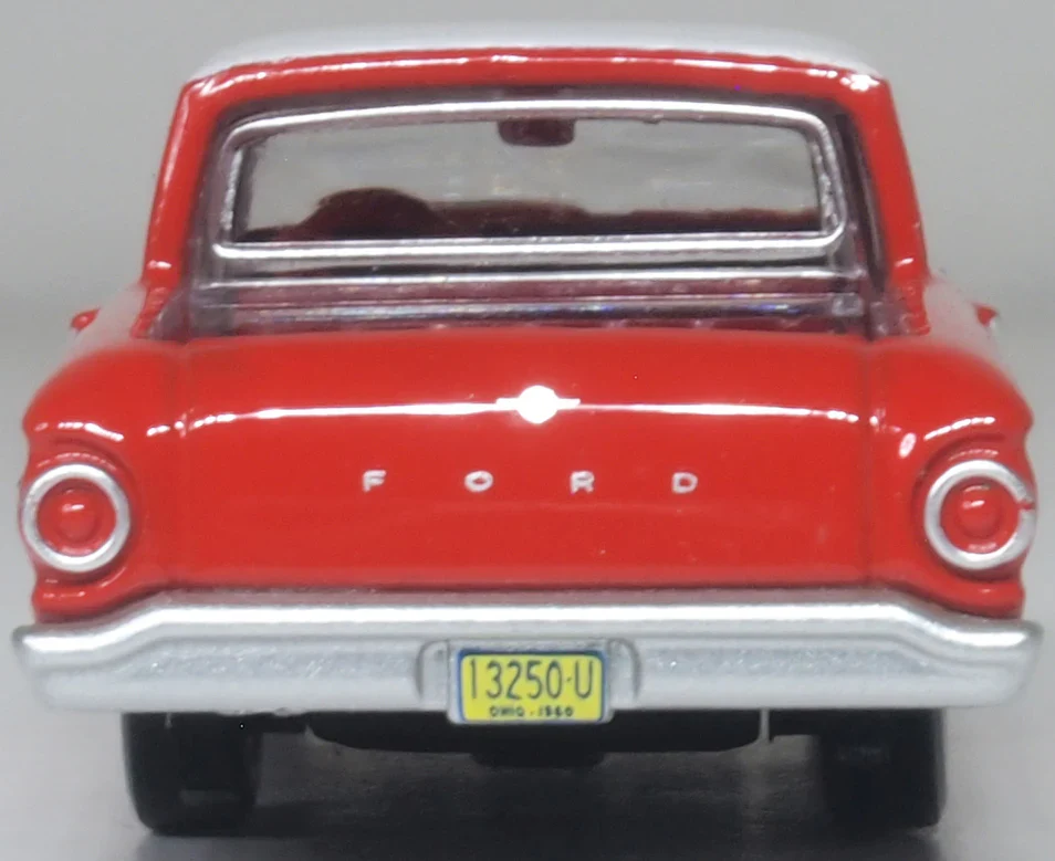 87FA60001 1960 Ford Falcon Ranchero Monte Carlo Red/Corinthian White - Image 5