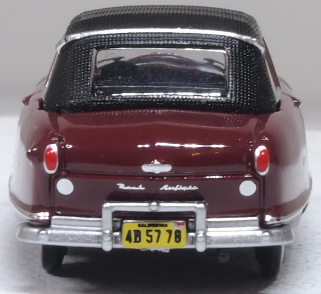 87NR50003 1950 Nash Rambler Custom Landau Convertible (Closed) Maroon - Image 6