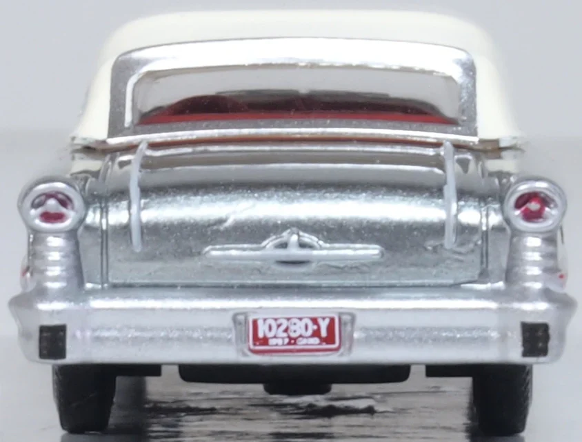 1957 Oldsmobile 88 Convertible (Closed) Gray/Red/White - Image 5