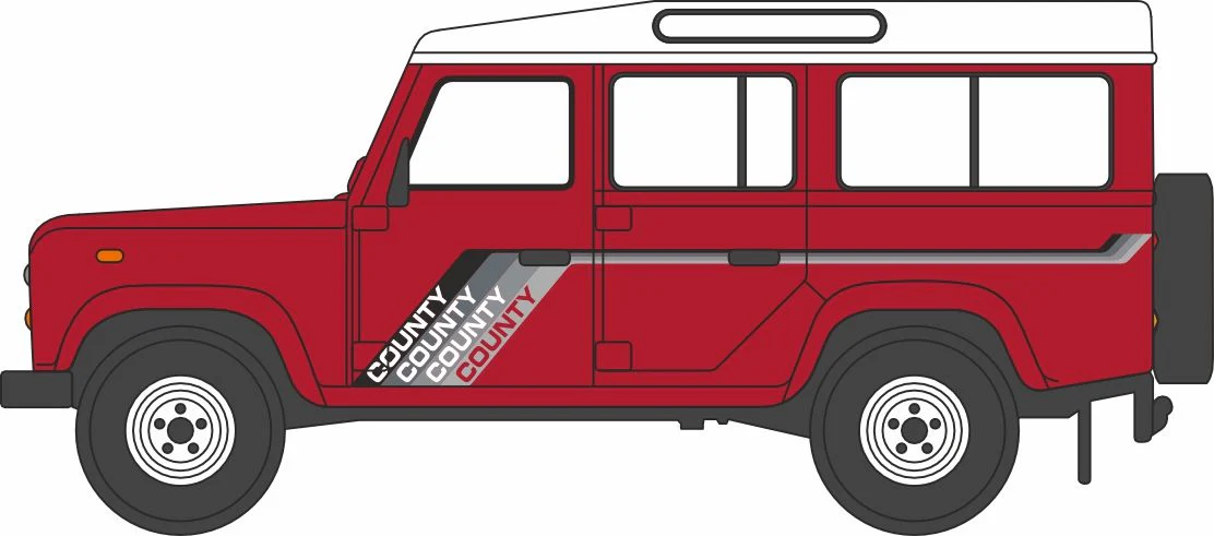 Land Rover Defender LWB Masai Red