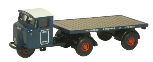 Scammell Mechanical Horse Flatbed Trailer Pickfords