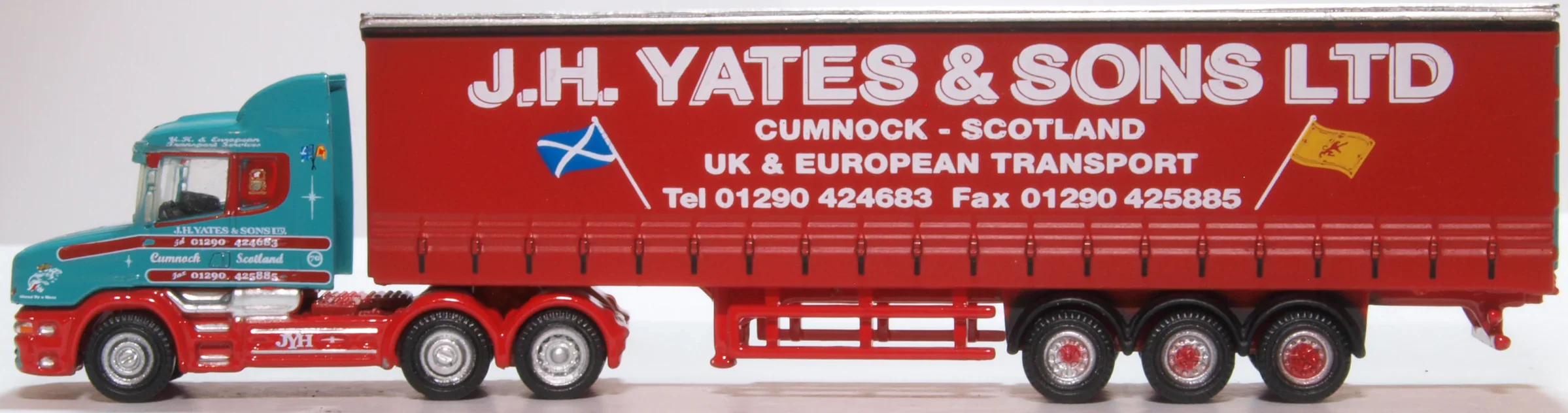 NTCAB008 Scania T Cab Curtainside J H Yates & Sons - Image 3