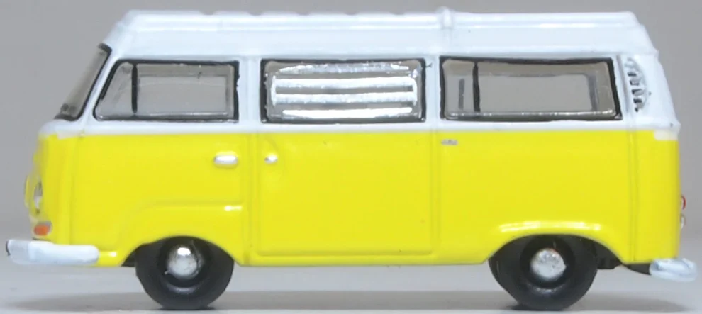 NVW016 VW T2 Bay Window Camper Saturn Yellow/White - Image 2