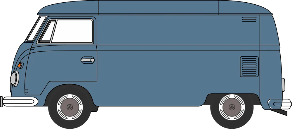 NVWS003 1:148 Dove Blue VW T1 Van