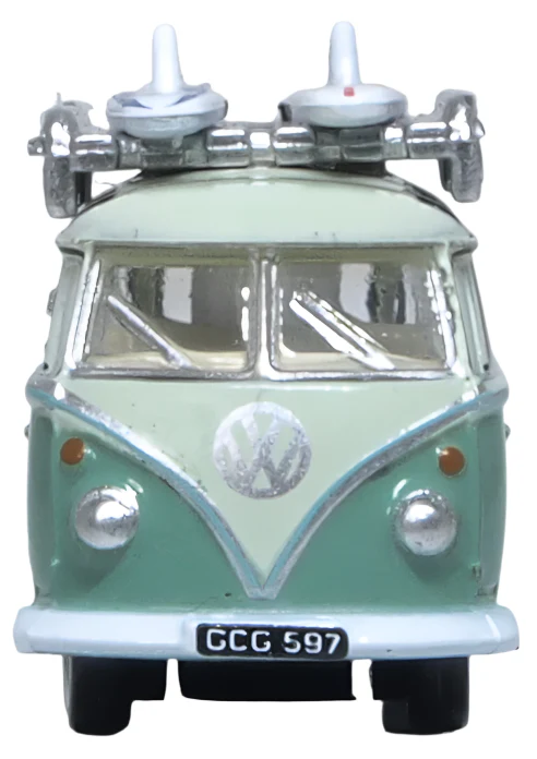 NVWS005 VW Split Screen T1 Samba Bus Turquoise/Blue White - Image 2