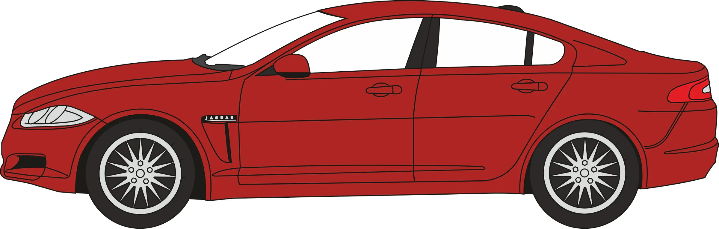 Jaguar XF Carnelian Red - Image 2