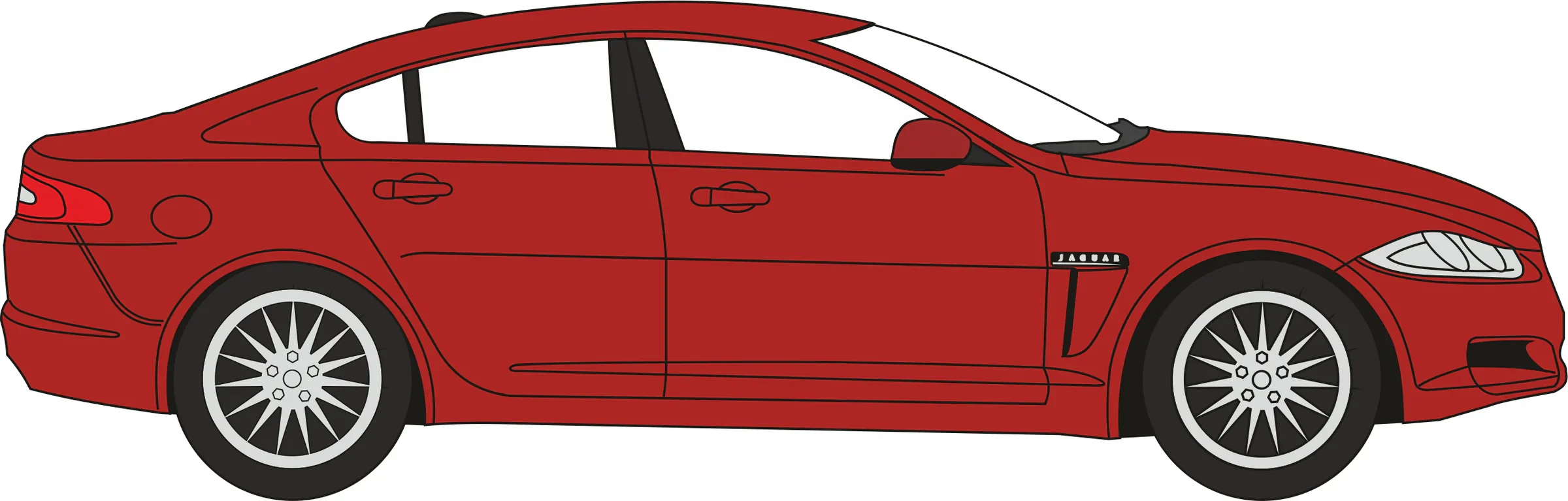 Jaguar XF Carnelian Red - Image 3