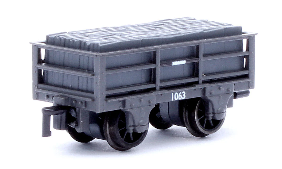 2T Ffestiniog Railway Welsh Slate Wagon Dark Grey Triple Pack - Image 3