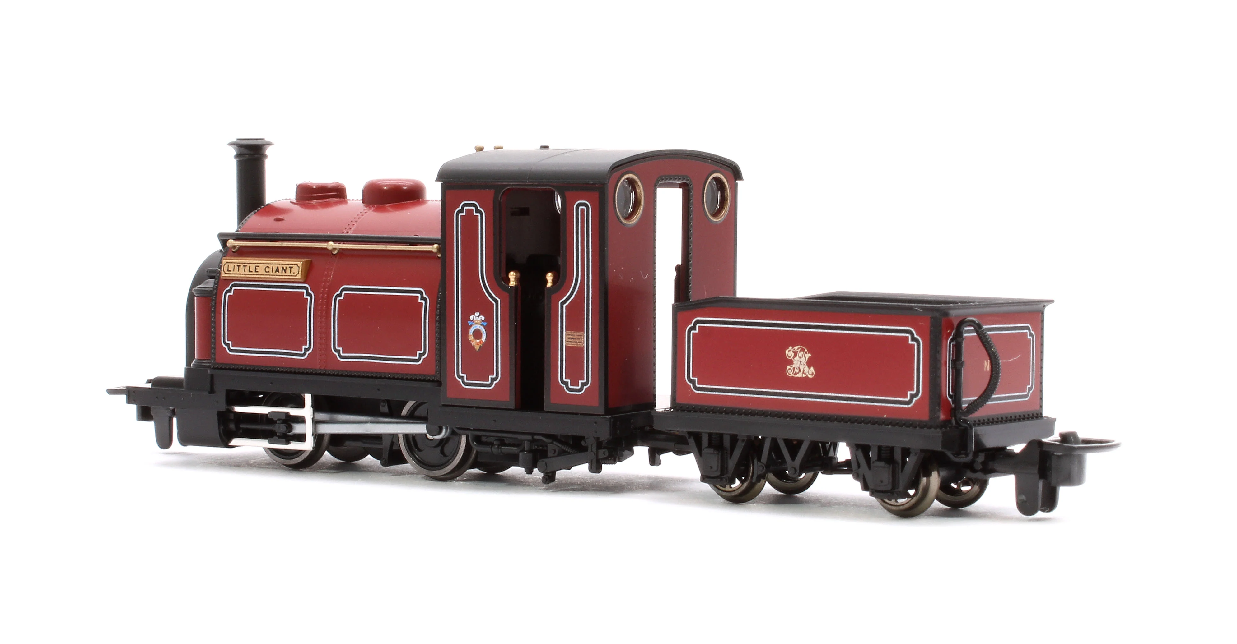 51251J Kato/Peco Ffestiniog Railway Large England “LITTLE GIANT” Locomotive (Maroon) - Image 2