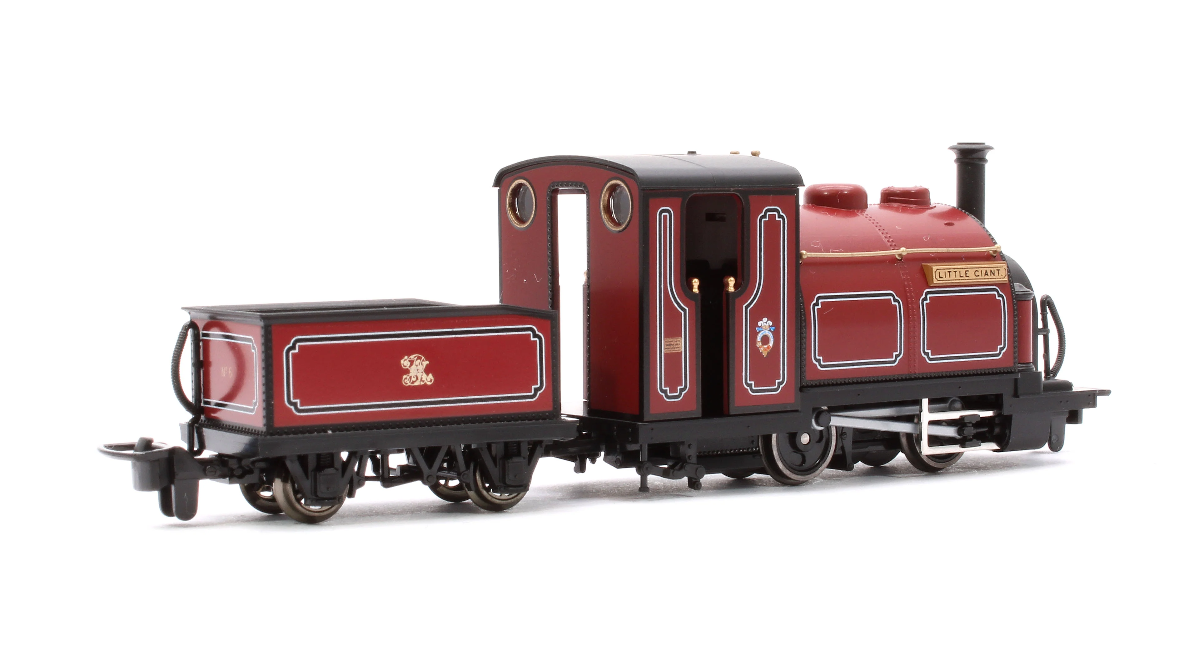 51251J Kato/Peco Ffestiniog Railway Large England “LITTLE GIANT” Locomotive (Maroon) - Image 3