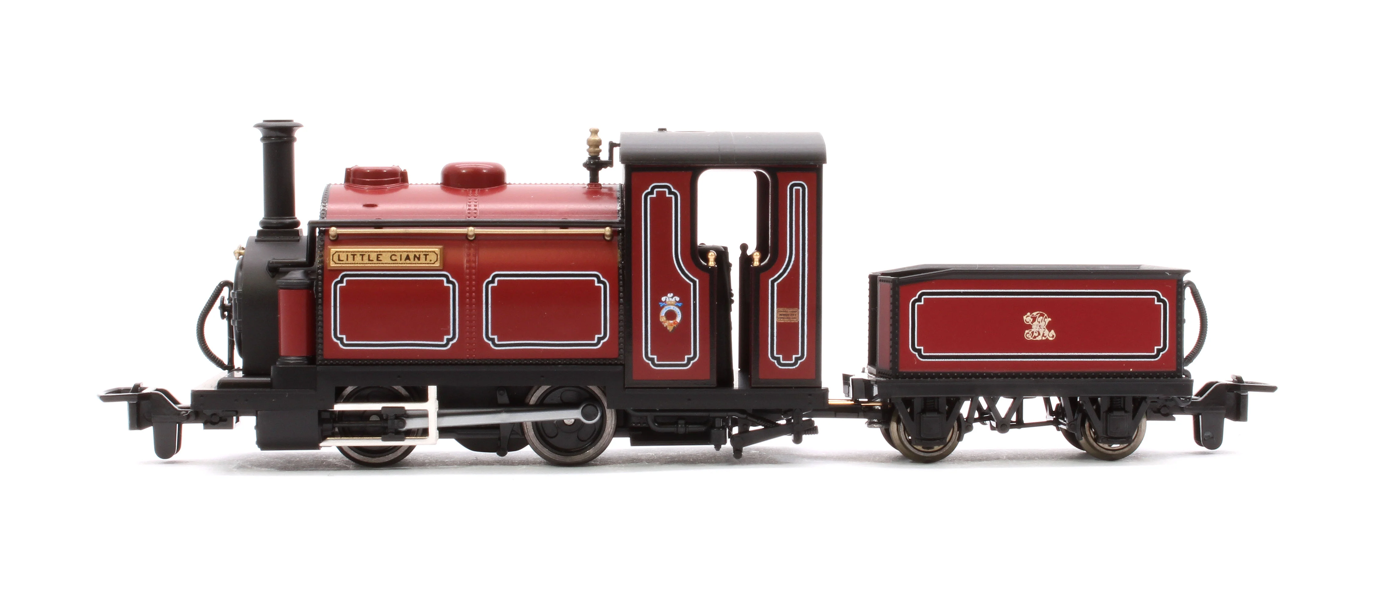 51251J Kato/Peco Ffestiniog Railway Large England “LITTLE GIANT” Locomotive (Maroon) - Image 5