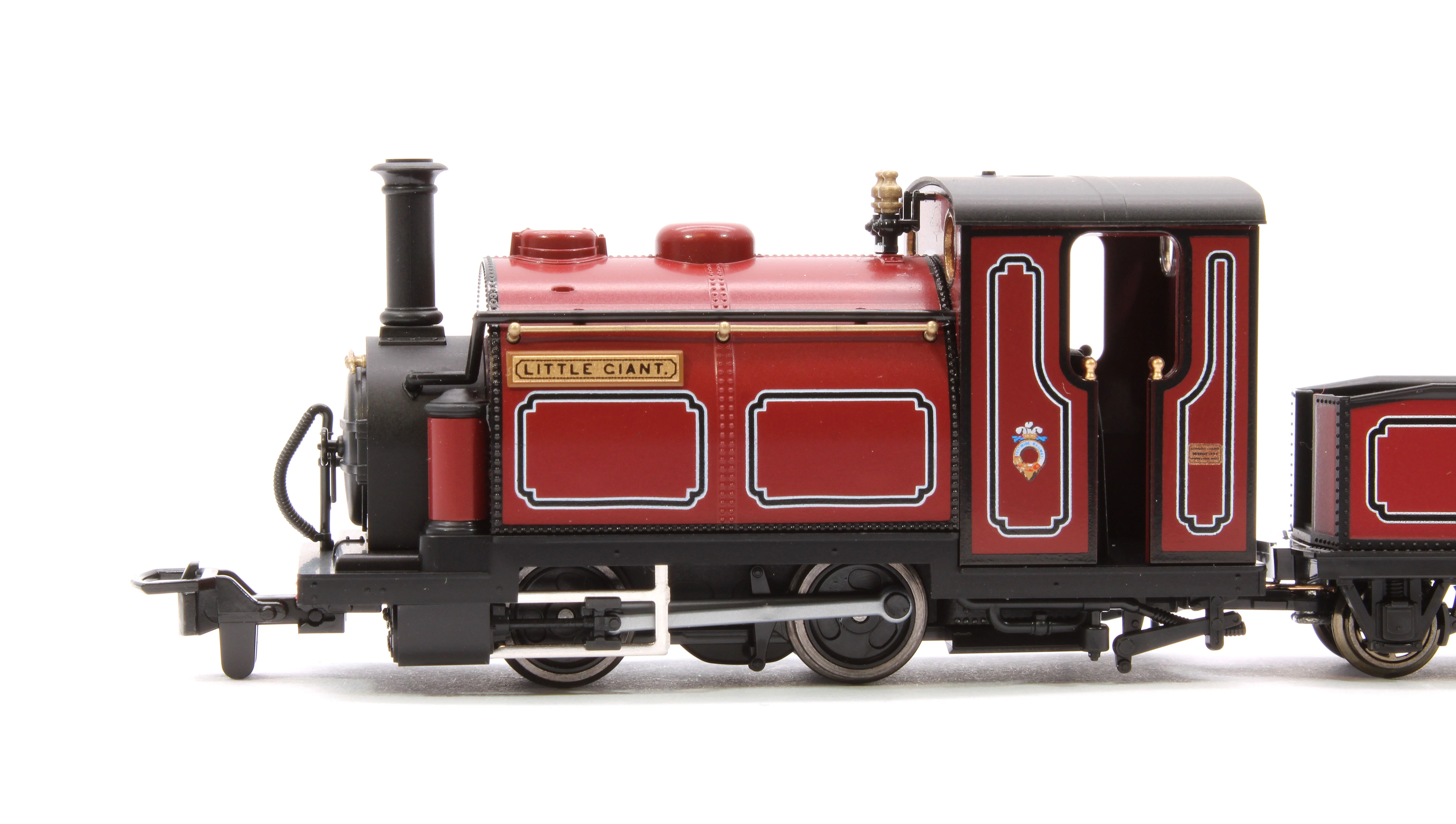 51251J Kato/Peco Ffestiniog Railway Large England “LITTLE GIANT” Locomotive (Maroon) - Image 8