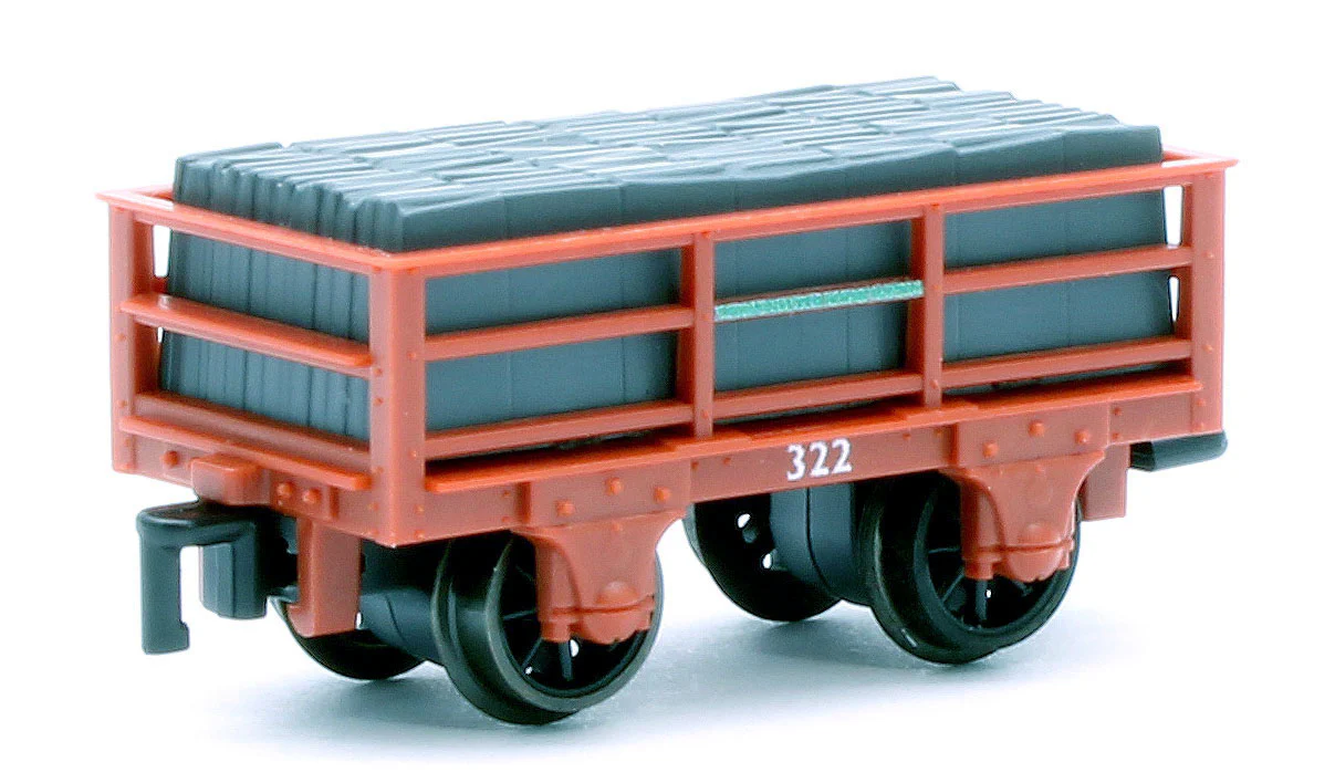 2T Ffestiniog Railway Welsh Slate Wagon Red Triple Pack - Image 3