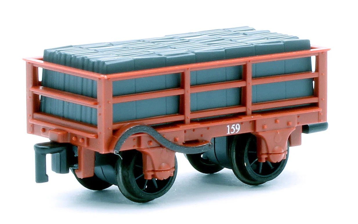 2T Ffestiniog Railway Welsh Slate Wagon Red Triple Pack - Image 4