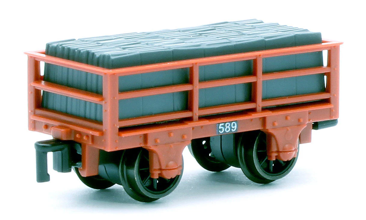 2T Ffestiniog Railway Welsh Slate Wagon Red Triple Pack - Image 5