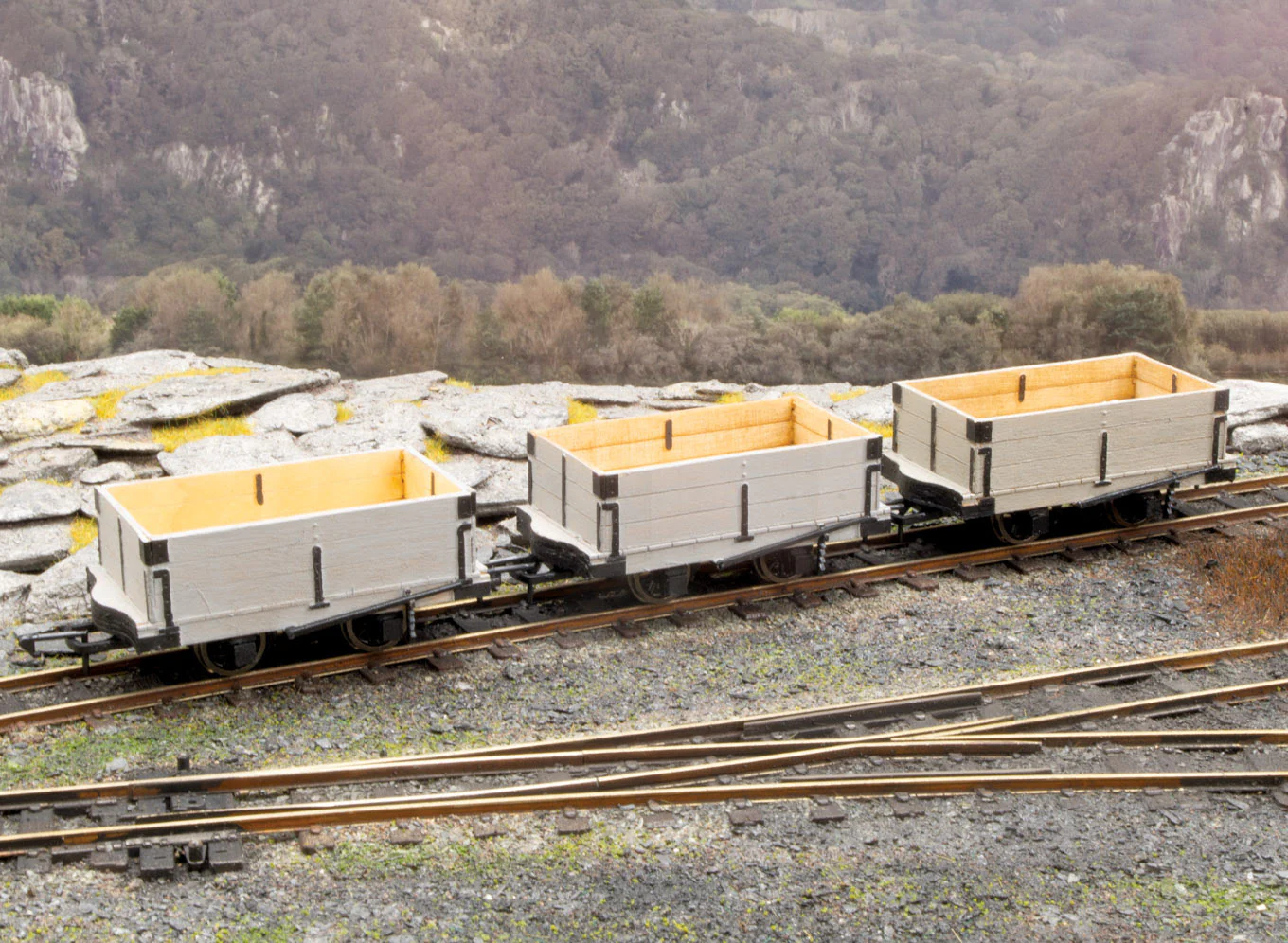 OR161 O-16.5 (NG7) GVT Open Wagons (3) Lasercut Kit