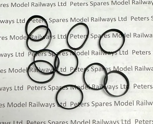 Replacement Hornby X8101 (L5716) (L6241) Large 0-6-0 2-6-4 Neoprene Traction Tyres (10 Pack)