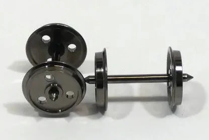 12.6mm 3 Hole Wagon & Coach Wheels - One Wheel Live To Axle (1 Pair)