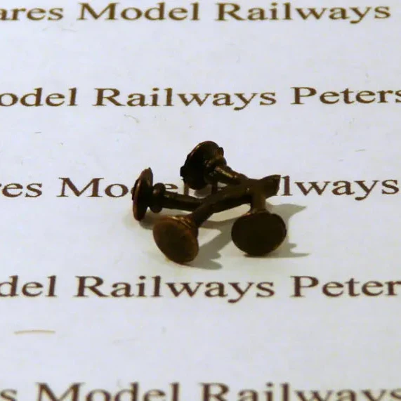Replacement Hornby S8911 Round Buffers (4 Pack) Blackened