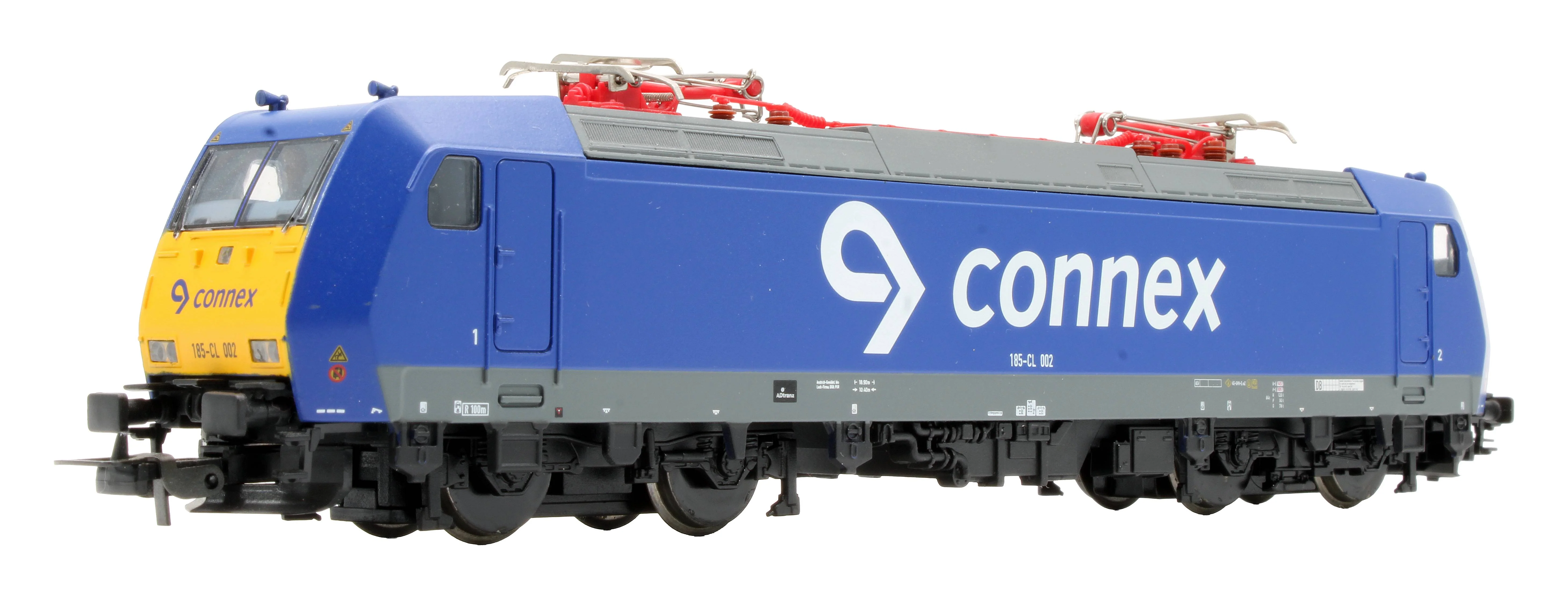 Pre-Owned Piko 57432 Class BR185 Electric Loco in 'Connex' Blue & Yellow Livery Epoch V - Image 2