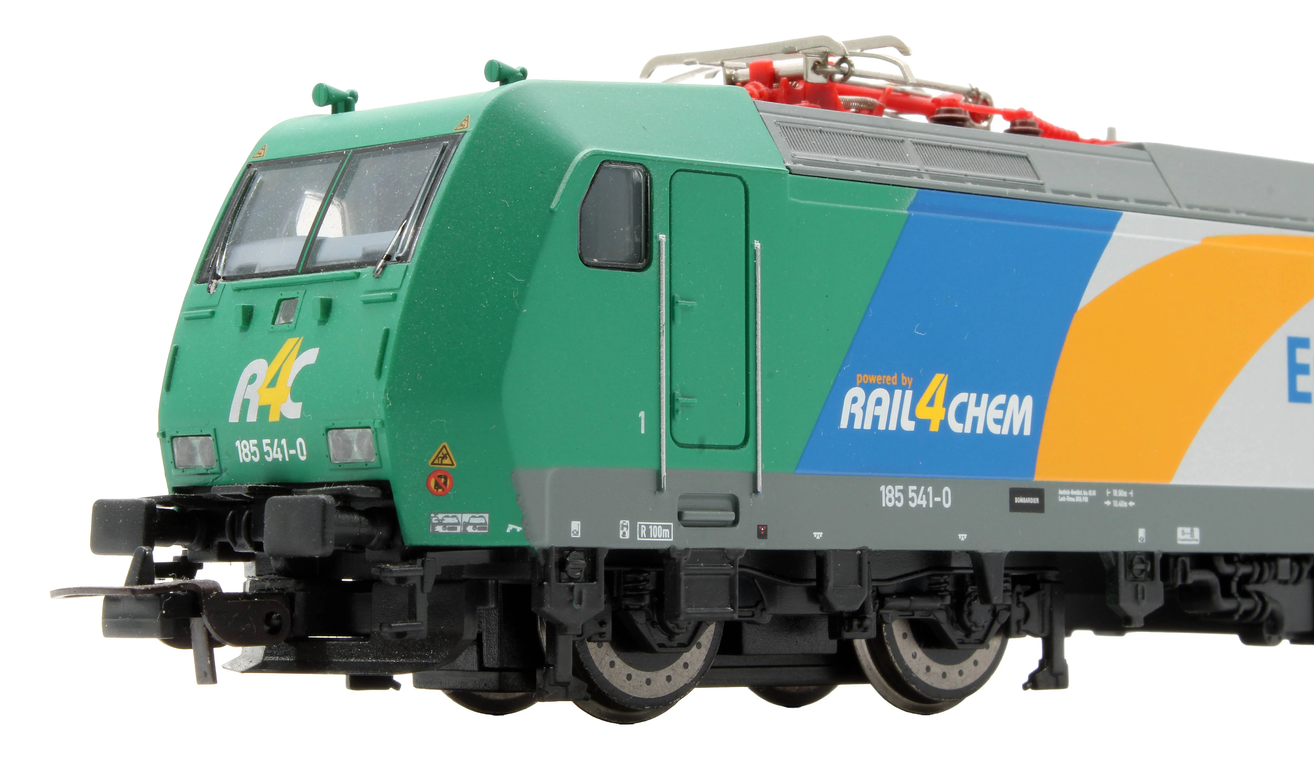 Pre-Owned Piko 57444 Class BR 185 541-0 in 'European Bulls' Silver Livery Sponsored By RAIL4CHEM - Image 3