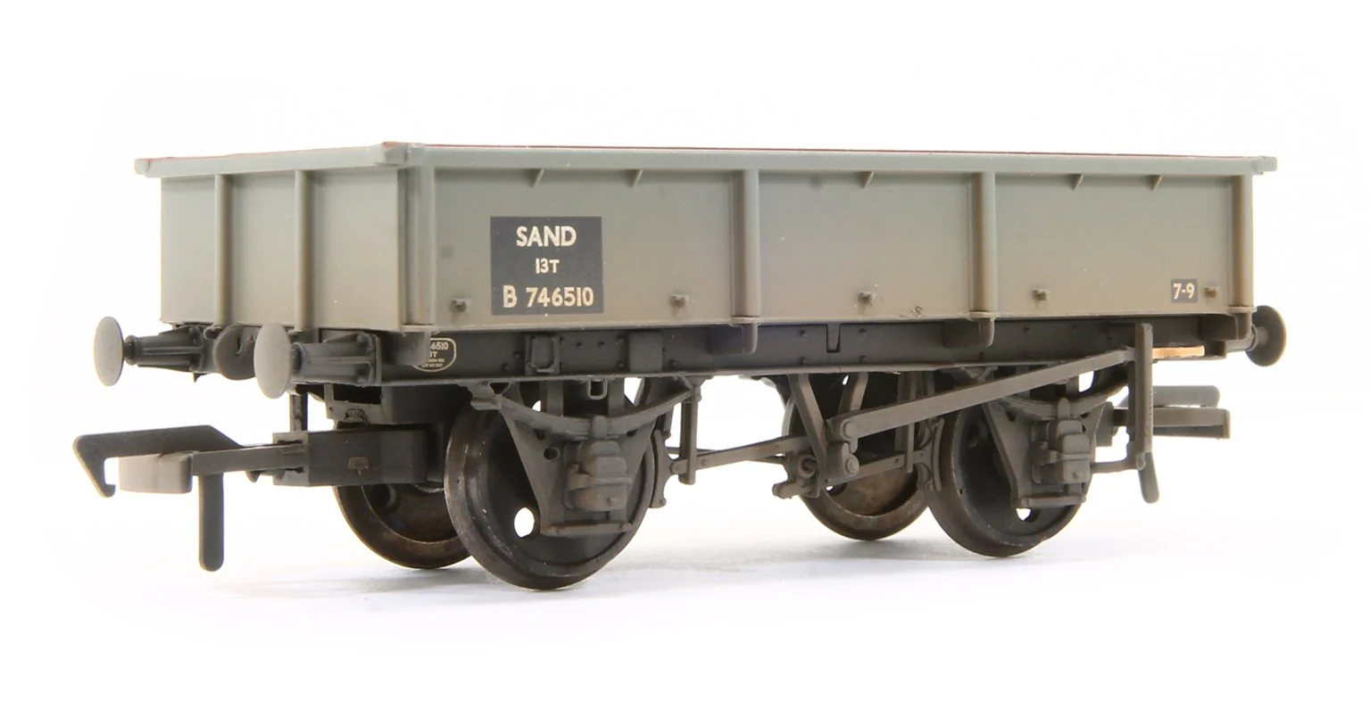 Pre-Owned 13 Ton Steel Sand Tippler Wagon BR Grey 746510 - Weathered