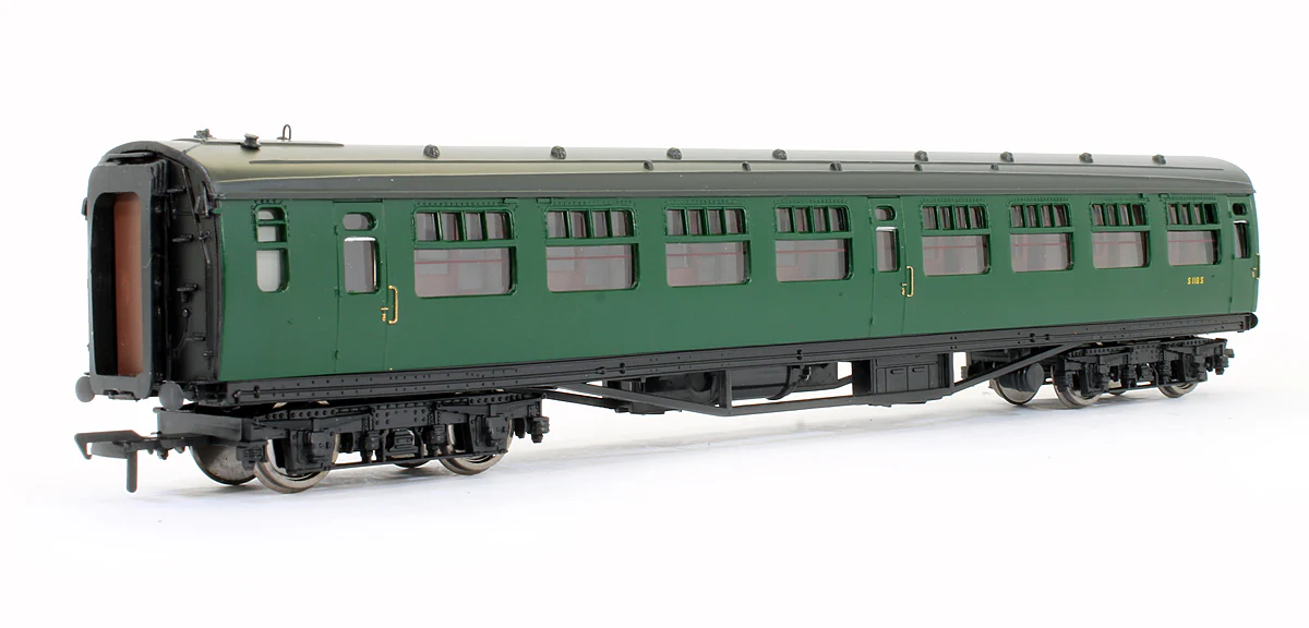 Pre-Owned 63ft Bulleid 2nd Corridor BR (SR) Green 'S 118S' - Image 2