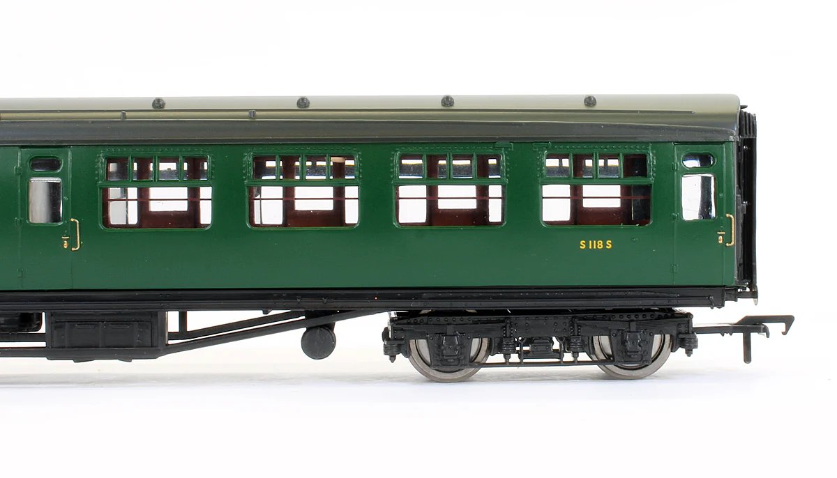 Pre-Owned 63ft Bulleid 2nd Corridor BR (SR) Green 'S 118S' - Image 3